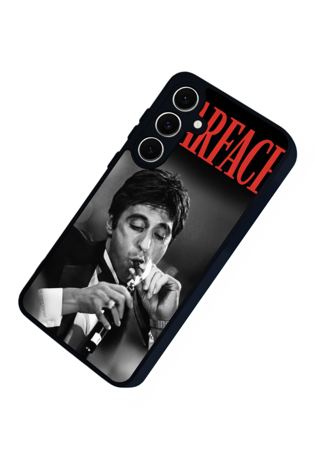 Samsung Galaxy S24 FE Uyumlu Scarface Tasarımlı Glossy Premium Kılıf