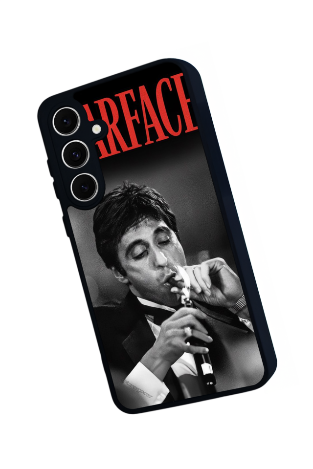 Samsung Galaxy S24 FE Uyumlu Scarface Tasarımlı Glossy Premium Kılıf