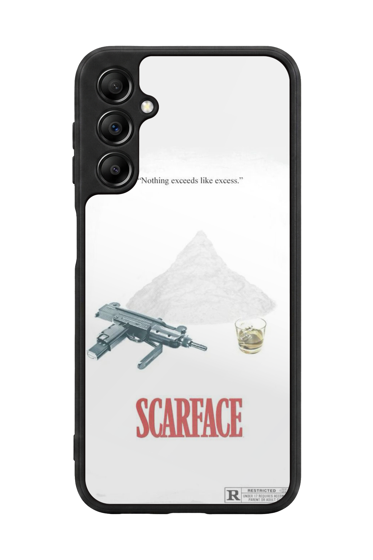 Samsung Galaxy A14 Uyumlu Scarface Tasarımlı Glossy Premium Kılıf