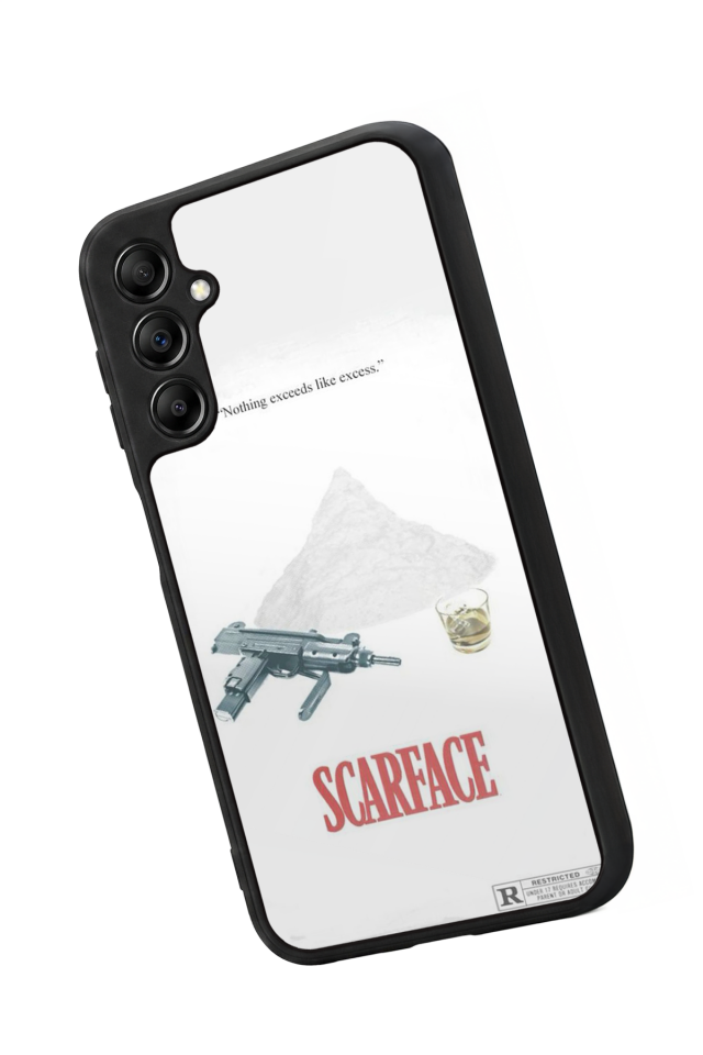 Samsung Galaxy A14 Uyumlu Scarface Tasarımlı Glossy Premium Kılıf