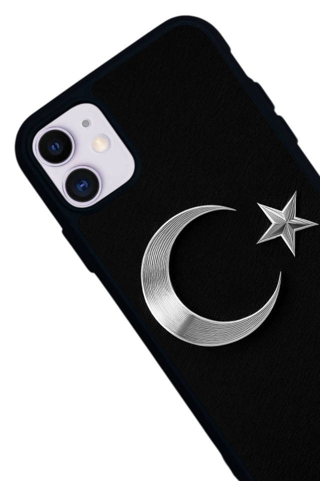 iPhone 11 Uyumlu Türk Bayragi Tasarımlı Glossy Premium Kılıf