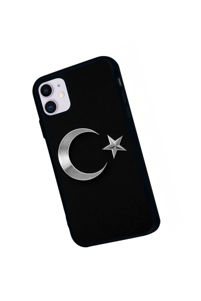 iPhone 11 Uyumlu Türk Bayragi Tasarımlı Glossy Premium Kılıf