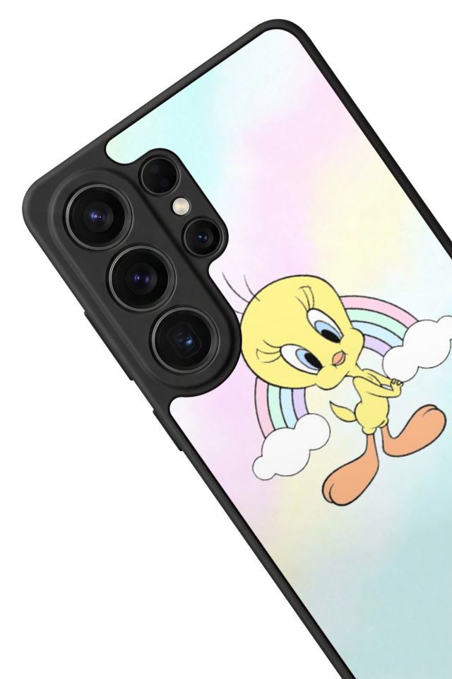 Samsung Galaxy S26 Ultra Uyumlu Tweety Tasarımlı Glossy Premium Kılıf
