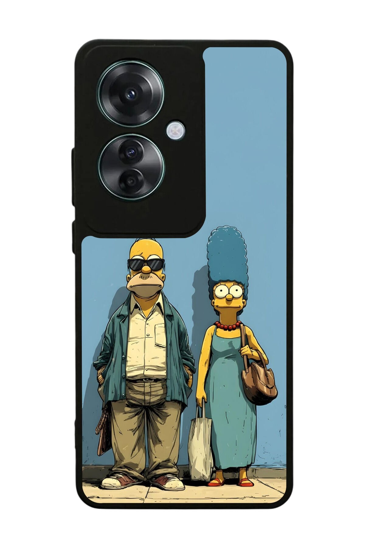 Oppo Reno 11F Uyumlu The Simpsons Tasarımlı Glossy Premium Kılıf