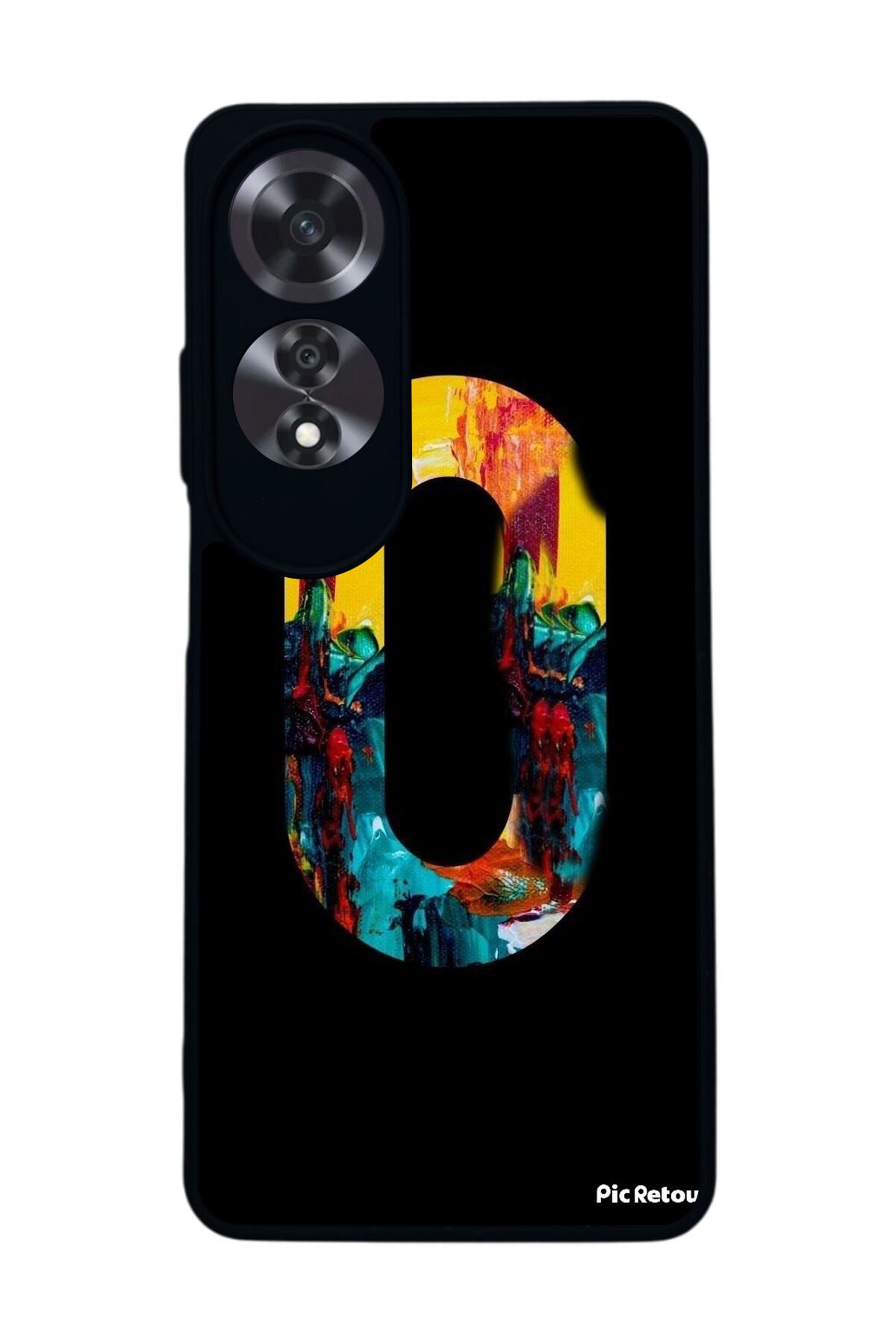 Oppo A60 Mat Siyah uyumlu Kılıf – Yumuşak Silikon, Koruyucu, Şok Emici Kapak