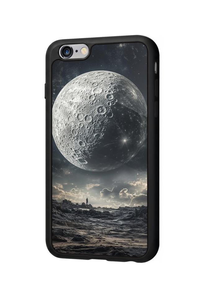 iPhone 6 Plus Uyumlu Ay Tasarımlı Glossy Premium Kılıf