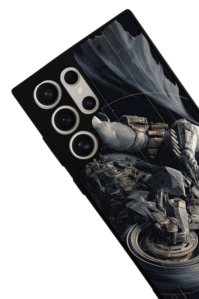 Samsung Galaxy S22 Ultra Uyumlu Batman Tasarımlı Glossy Premium Kılıf