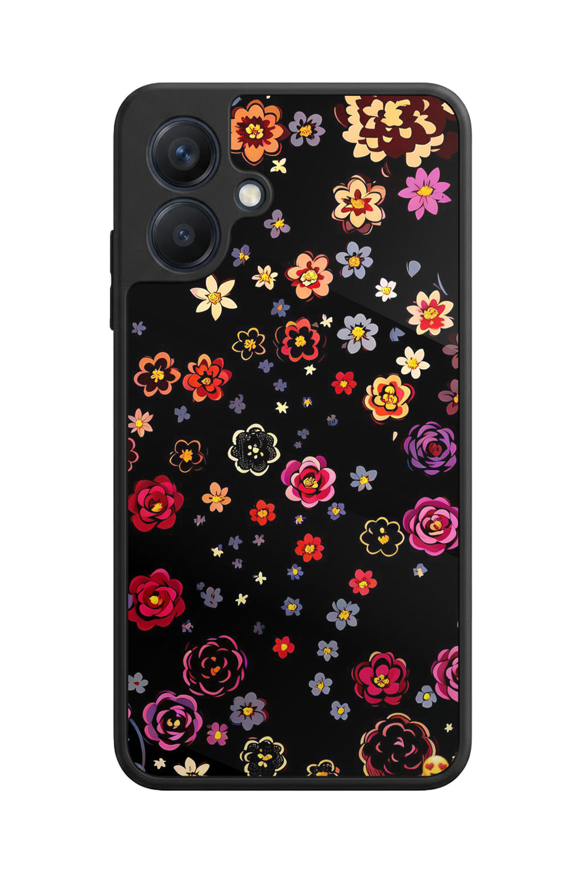 Samsung Galaxy A07 Uyumlu Floral Tasarımlı Glossy Premium Kılıf