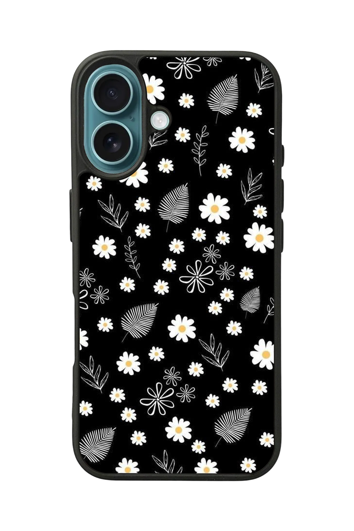 iPhone 16 Uyumlu Floral Tasarımlı Glossy Premium Kılıf
