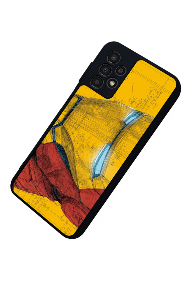 Samsung Galaxy A23 Uyumlu  Iron Man ( Demir Adam ) Tasarımlı Glossy Premium Kılıf