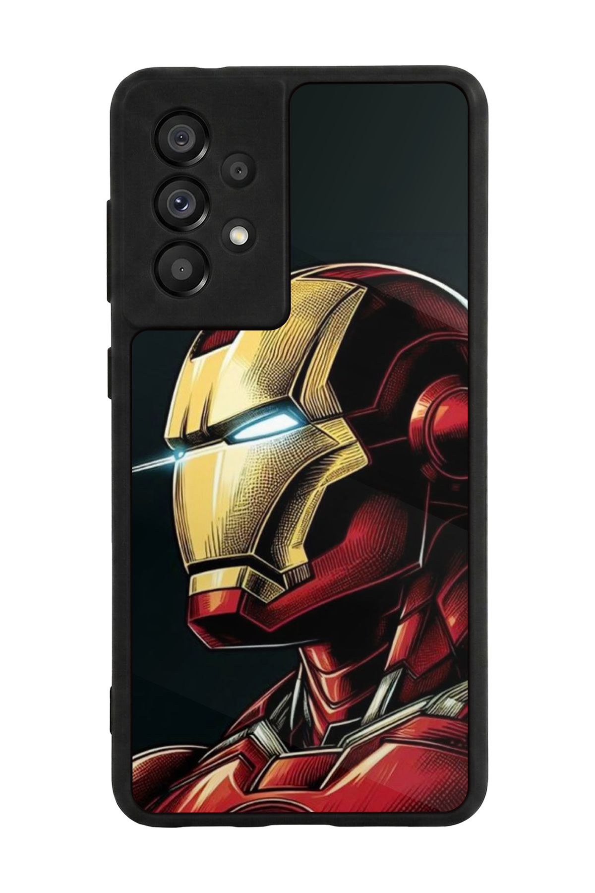 Samsung Galaxy A73 Uyumlu  Iron Man ( Demir Adam ) Tasarımlı Glossy Premium Kılıf