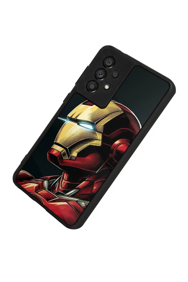 Samsung Galaxy A73 Uyumlu  Iron Man ( Demir Adam ) Tasarımlı Glossy Premium Kılıf