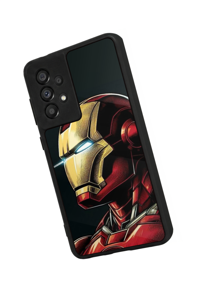 Samsung Galaxy A73 Uyumlu  Iron Man ( Demir Adam ) Tasarımlı Glossy Premium Kılıf