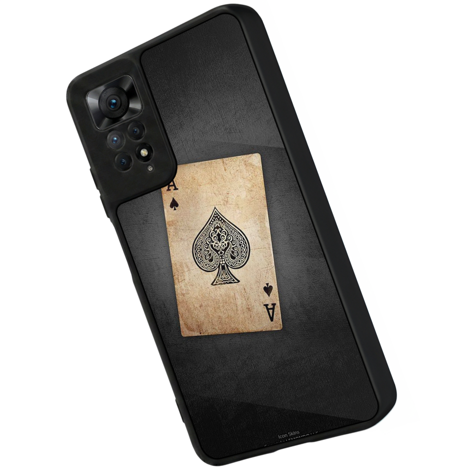 Xiaomi Redmi Note 12 Pro Uyumlu Kart Tasarımlı Glossy Premium Kılıf