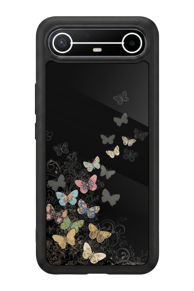Tecno Spark Slim 5G Uyumlu Kelebek Tasarımlı Glossy Premium Kılıf