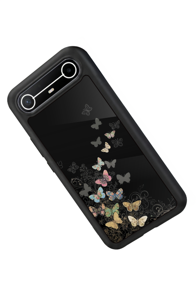 Tecno Spark Slim 5G Uyumlu Kelebek Tasarımlı Glossy Premium Kılıf