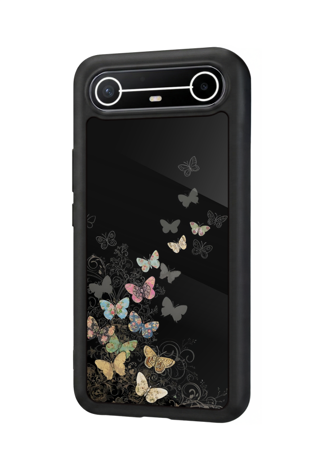 Tecno Spark Slim 5G Uyumlu Kelebek Tasarımlı Glossy Premium Kılıf