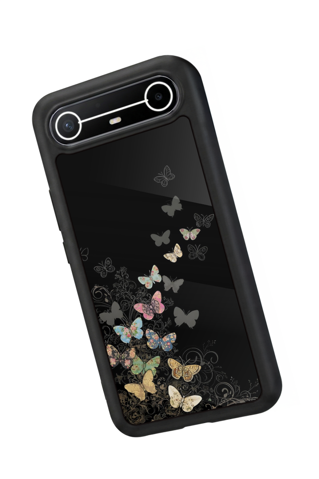 Tecno Spark Slim 5G Uyumlu Kelebek Tasarımlı Glossy Premium Kılıf