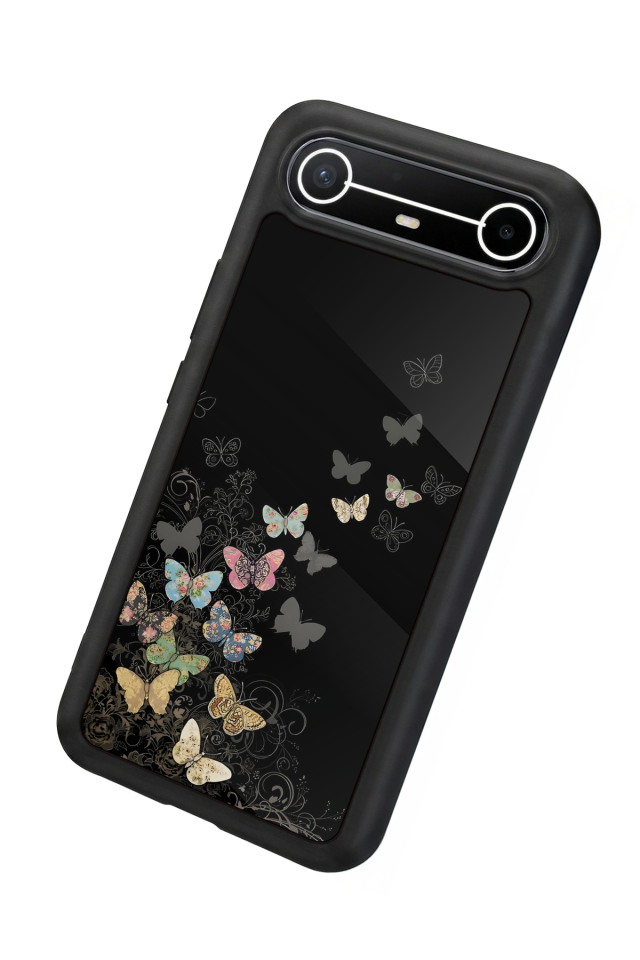 Tecno Spark Slim 5G Uyumlu Kelebek Tasarımlı Glossy Premium Kılıf