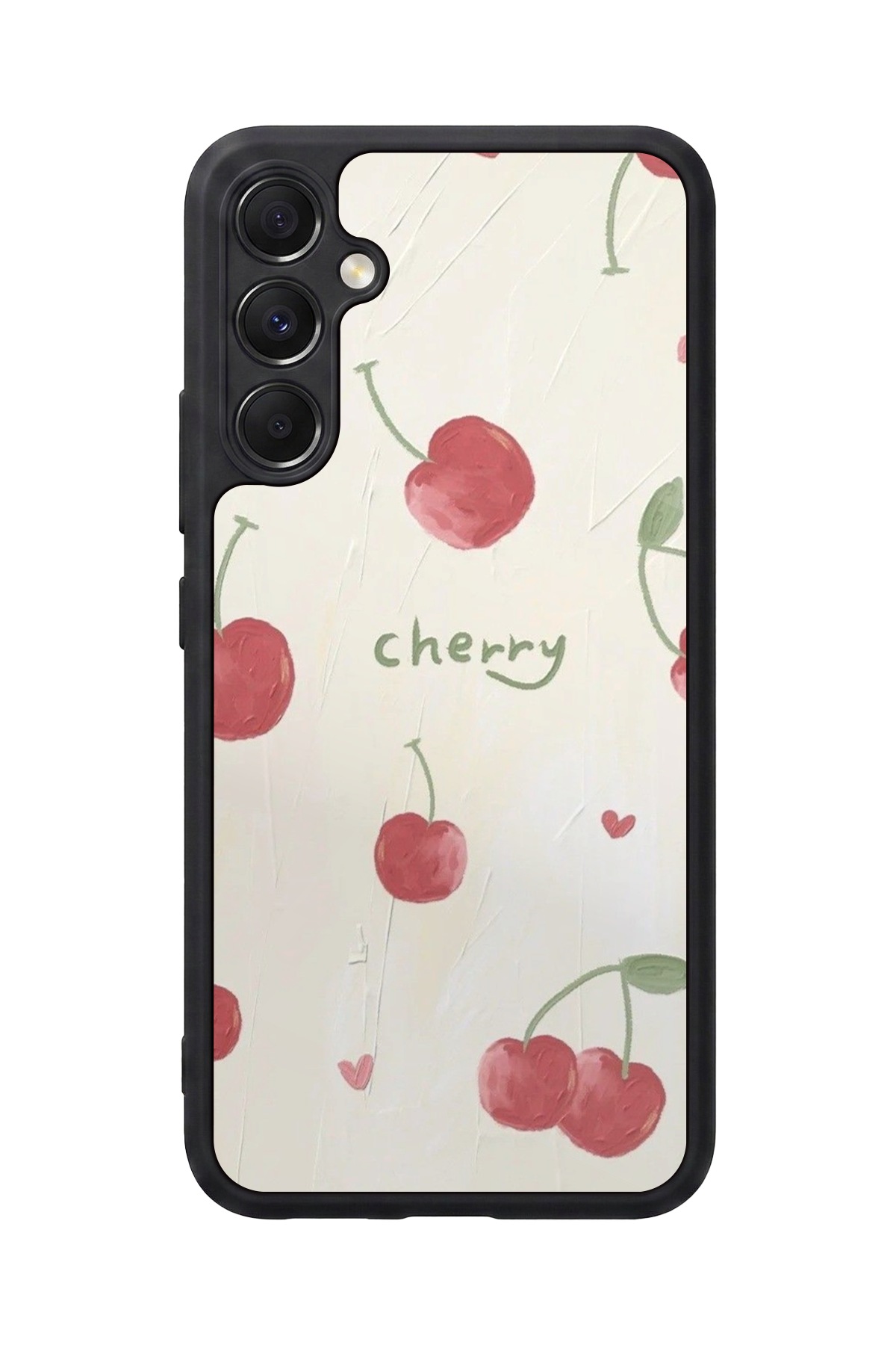 Samsung Galaxy M34 Uyumlu Kiraz Tasarımlı Glossy Premium Kılıf