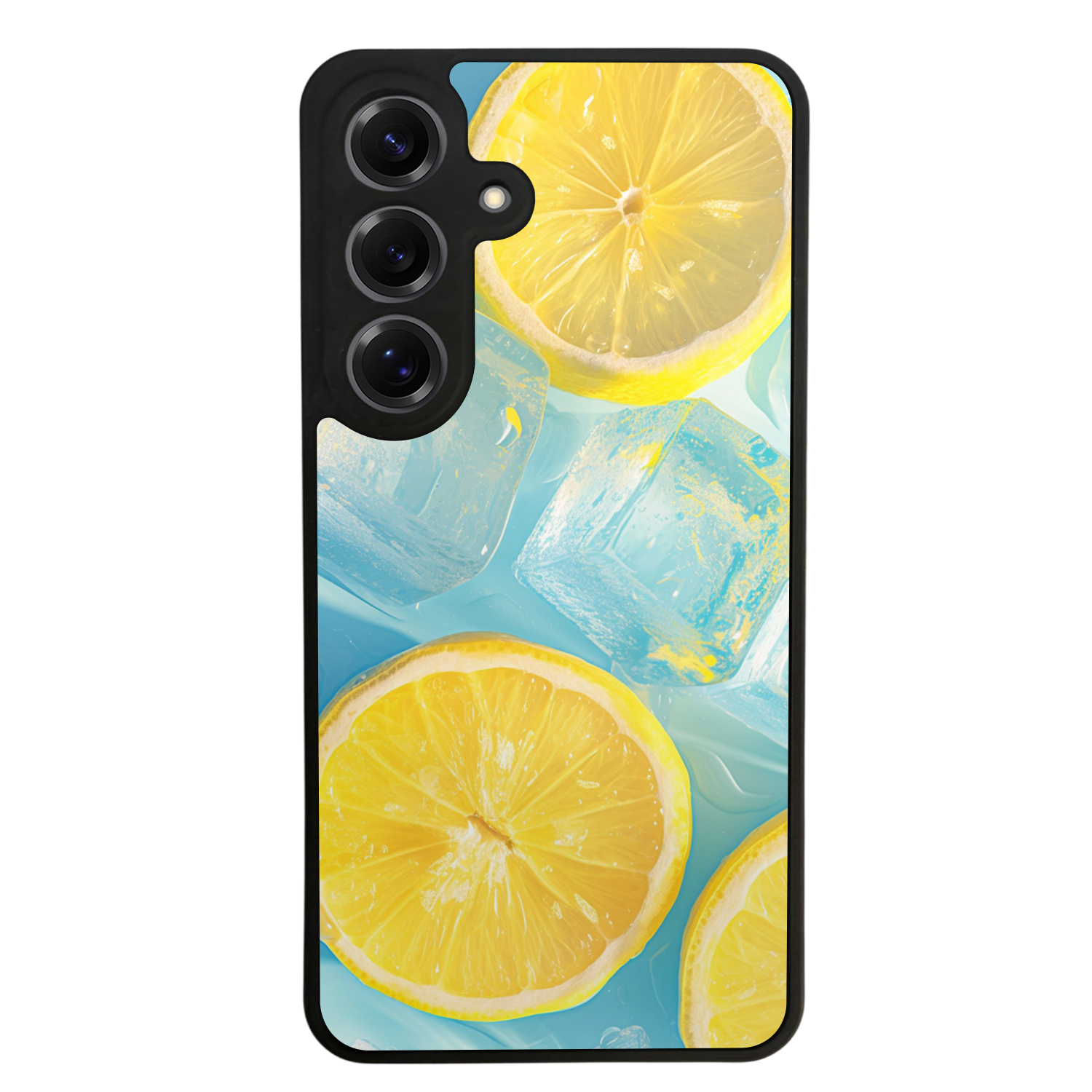 Samsung Galaxy S25 Uyumlu Limon Tasarımlı Glossy Premium Kılıf