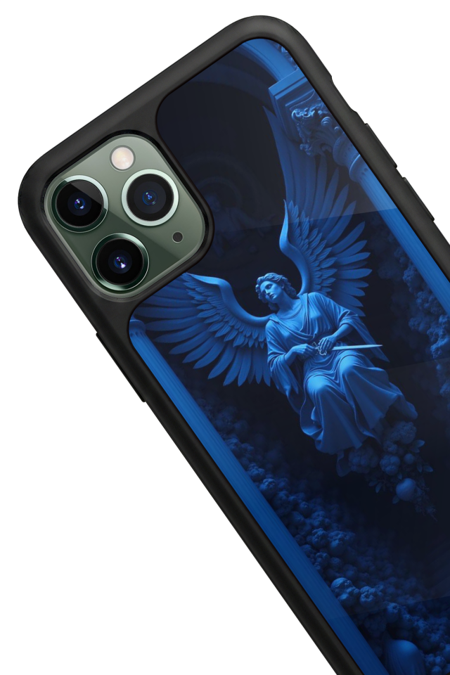 iPhone 11 Pro Uyumlu Melek Tasarımlı Glossy Premium Kılıf