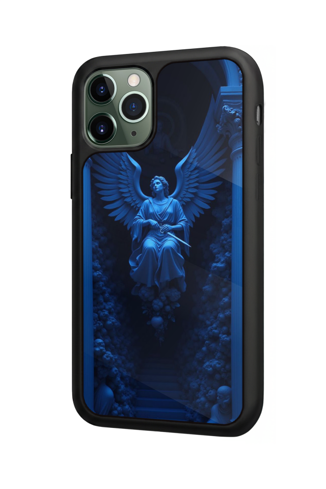 iPhone 11 Pro Uyumlu Melek Tasarımlı Glossy Premium Kılıf