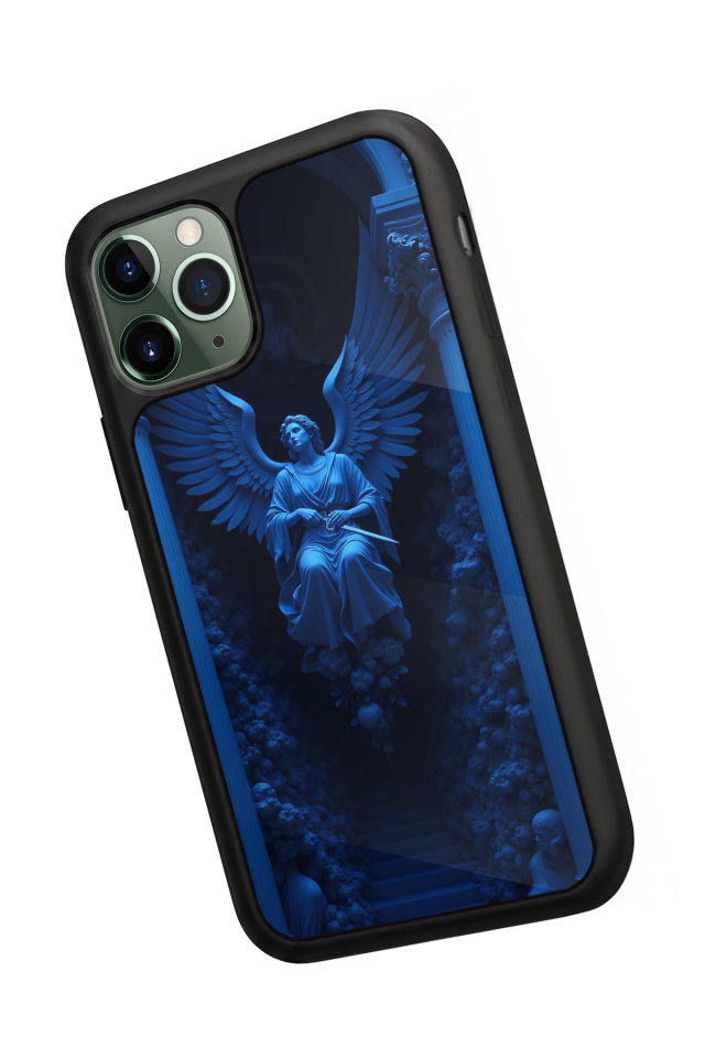 iPhone 11 Pro Uyumlu Melek Tasarımlı Glossy Premium Kılıf