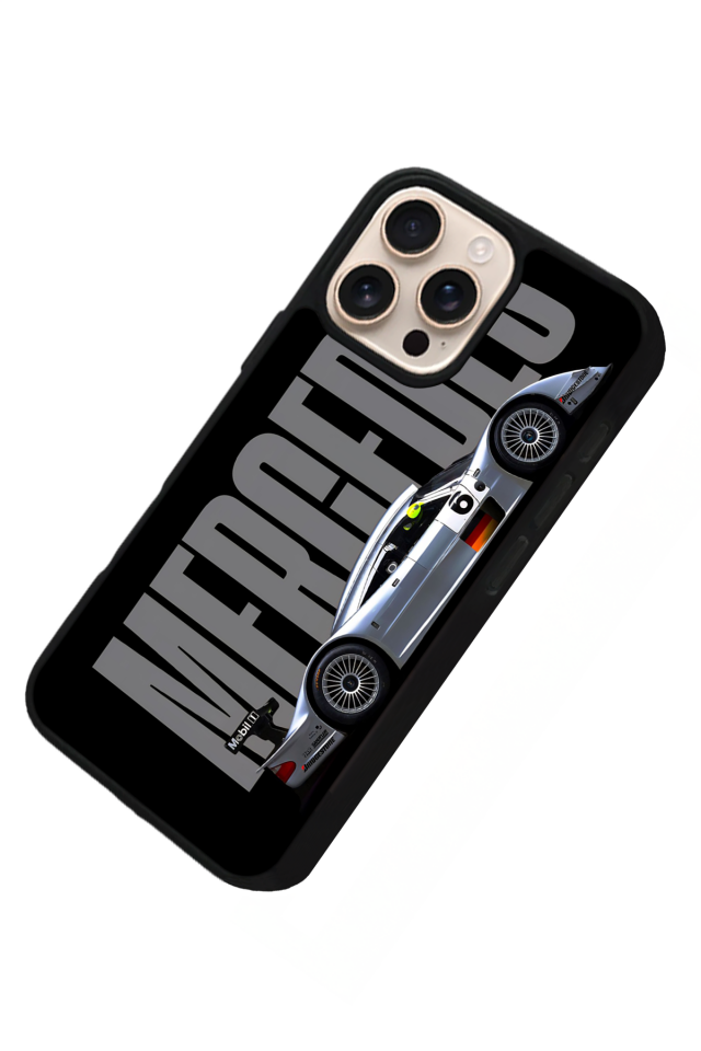 iPhone 15 Pro Uyumlu Mercedes Tasarımlı Glossy Premium Kılıf