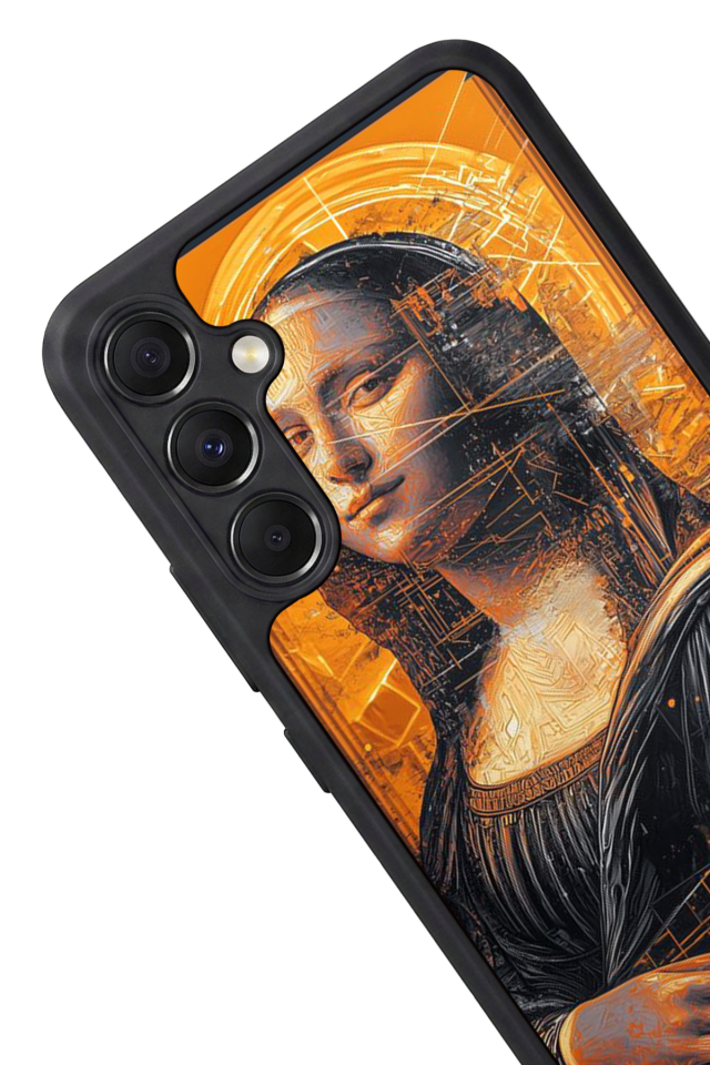 Samsung Galaxy A34 Uyumlu Monalisa Tasarımlı Glossy Premium Kılıf