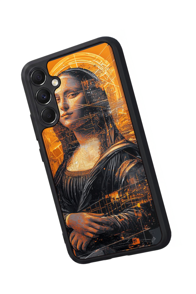 Samsung Galaxy A34 Uyumlu Monalisa Tasarımlı Glossy Premium Kılıf