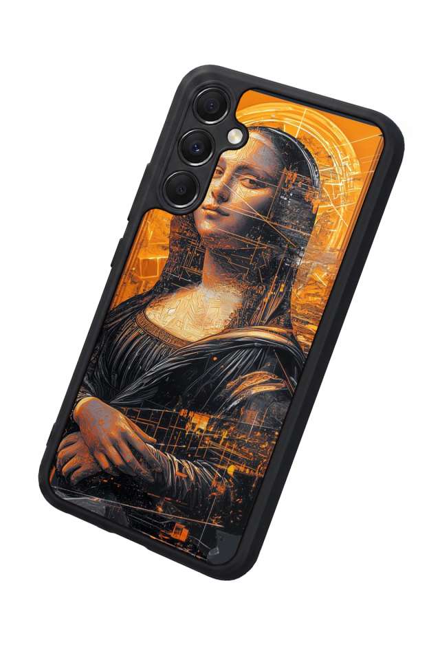 Samsung Galaxy A34 Uyumlu Monalisa Tasarımlı Glossy Premium Kılıf