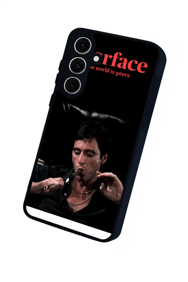 Samsung Galaxy S24 FE Uyumlu Scarface Tasarımlı Glossy Premium Kılıf