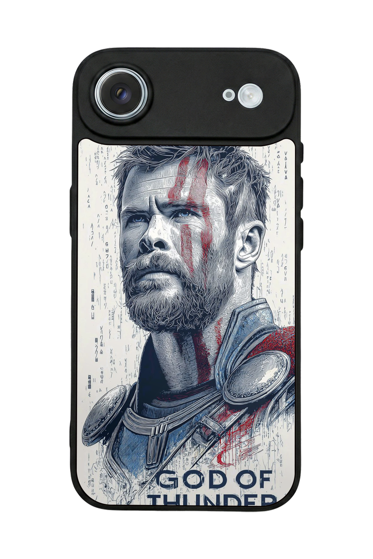 iPhone 17 Air Uyumlu Thor Tasarımlı Glossy Premium Kılıf