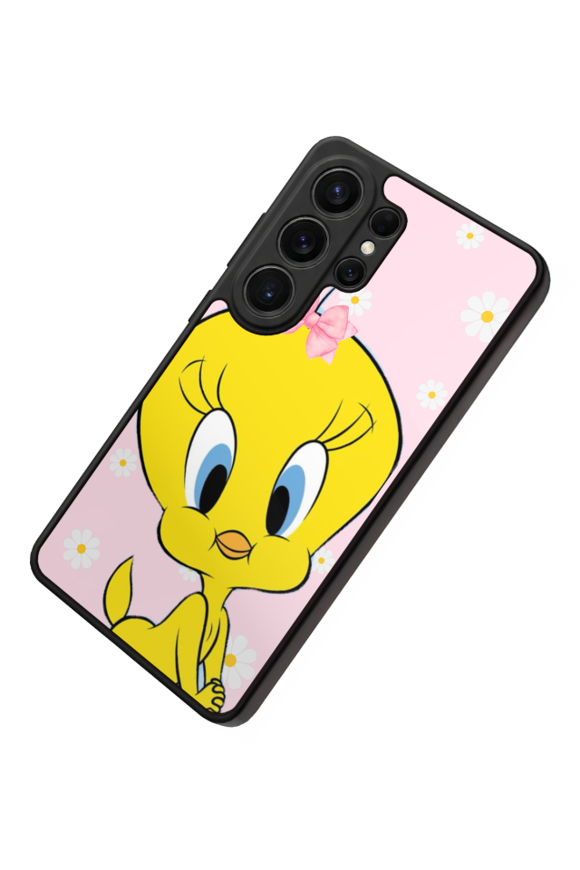 Samsung Galaxy S26 Ultra Uyumlu Tweety Tasarımlı Glossy Premium Kılıf