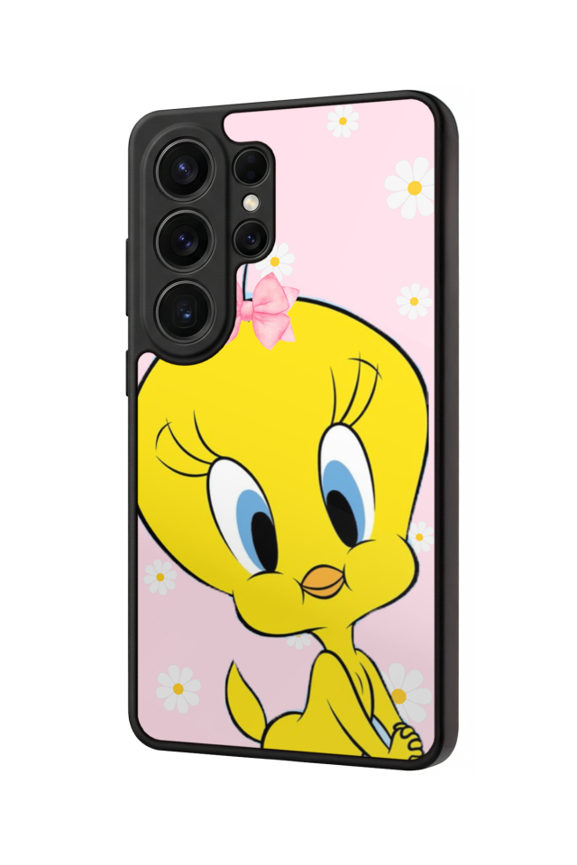 Samsung Galaxy S26 Ultra Uyumlu Tweety Tasarımlı Glossy Premium Kılıf