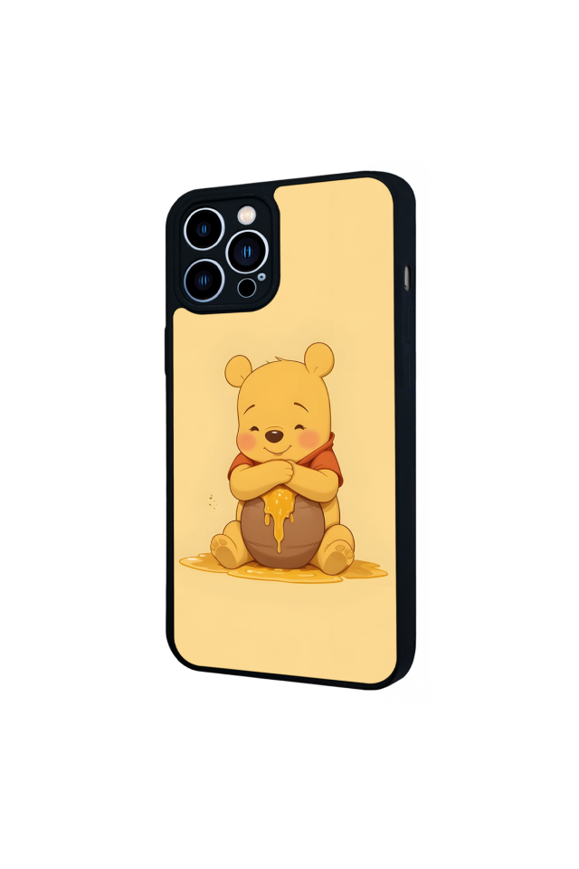 iPhone 12 Pro Max Uyumlu Winnie Tasarımlı Glossy Premium Kılıf