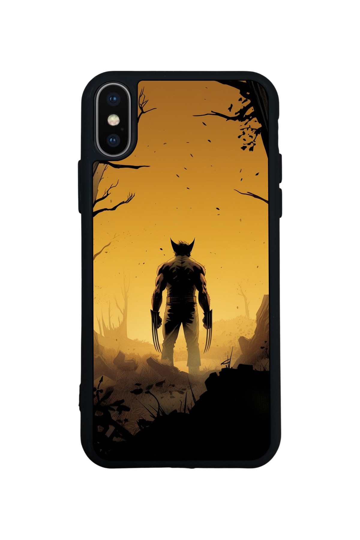 iPhone X/ XS Uyumlu Wolverine Tasarımlı Glossy Premium Kılıf