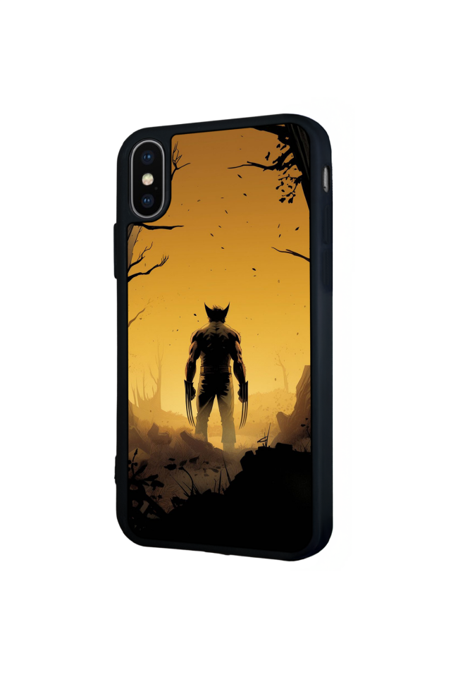 iPhone X/ XS Uyumlu Wolverine Tasarımlı Glossy Premium Kılıf