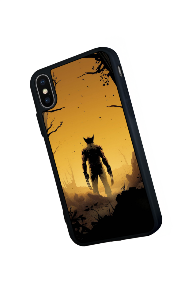 iPhone X/ XS Uyumlu Wolverine Tasarımlı Glossy Premium Kılıf