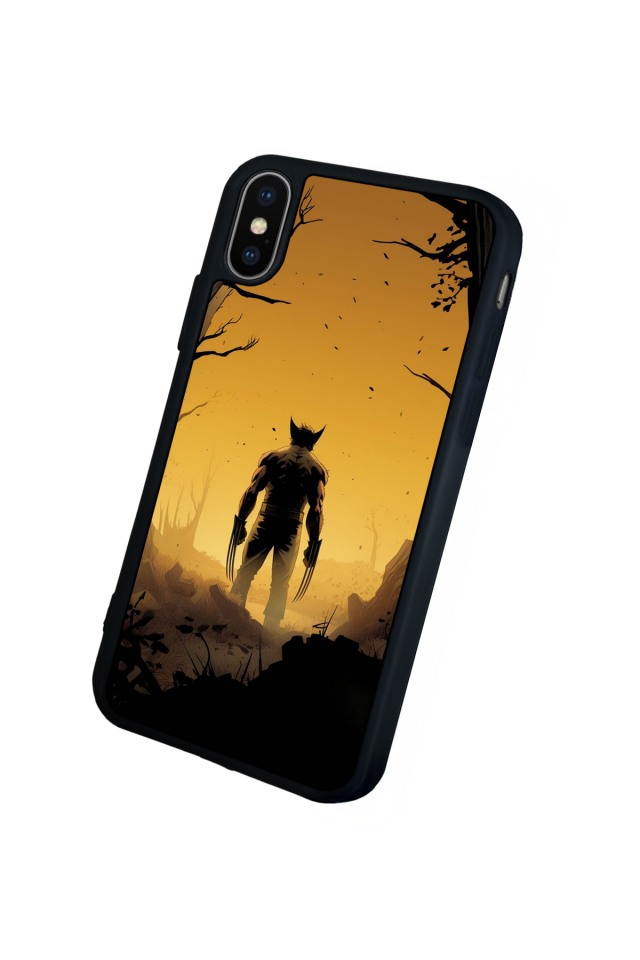 iPhone X/ XS Uyumlu Wolverine Tasarımlı Glossy Premium Kılıf