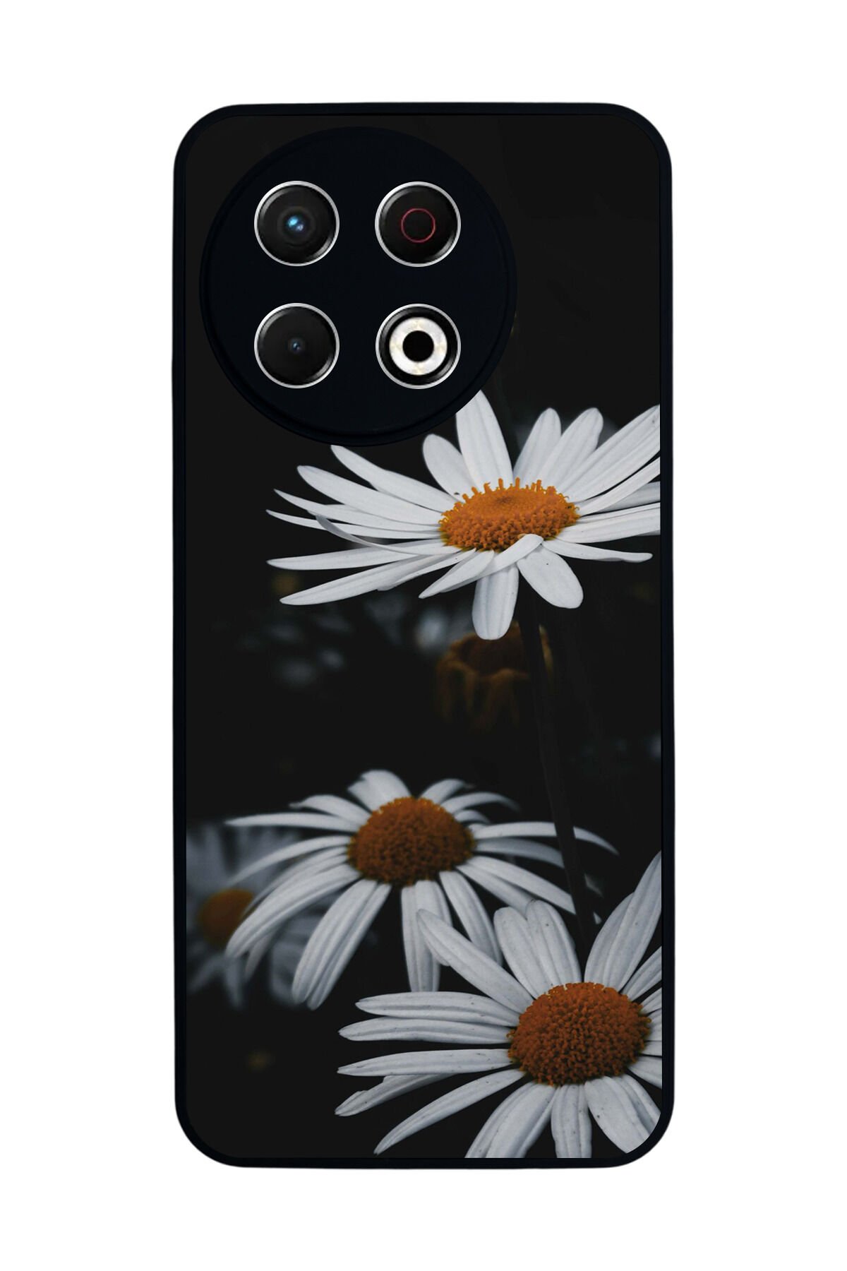 Tecno Spark 30 Pro Uyumlu Cicek Tasarımlı Glossy Premium Kılıf