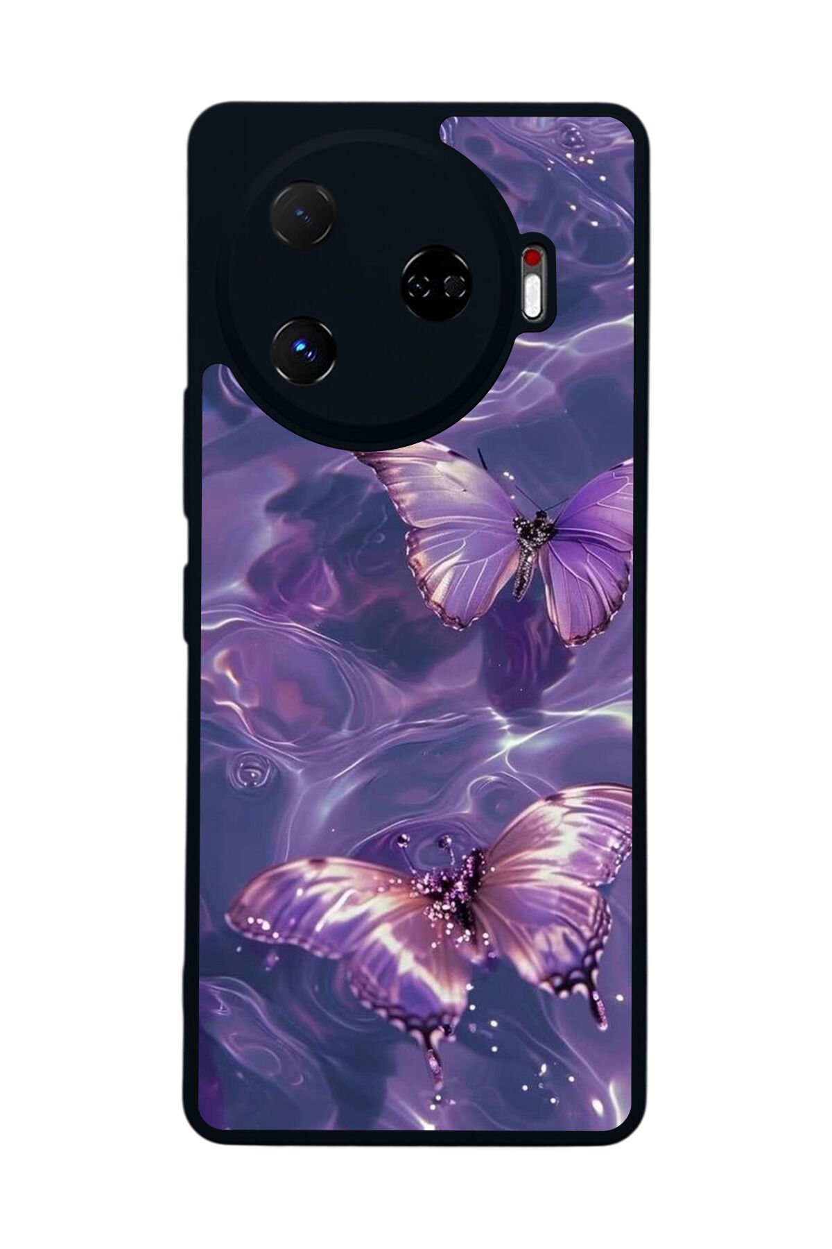 Tecno Camon 30 Pro Uyumlu Kelebek Tasarımlı Glossy Premium Kılıf