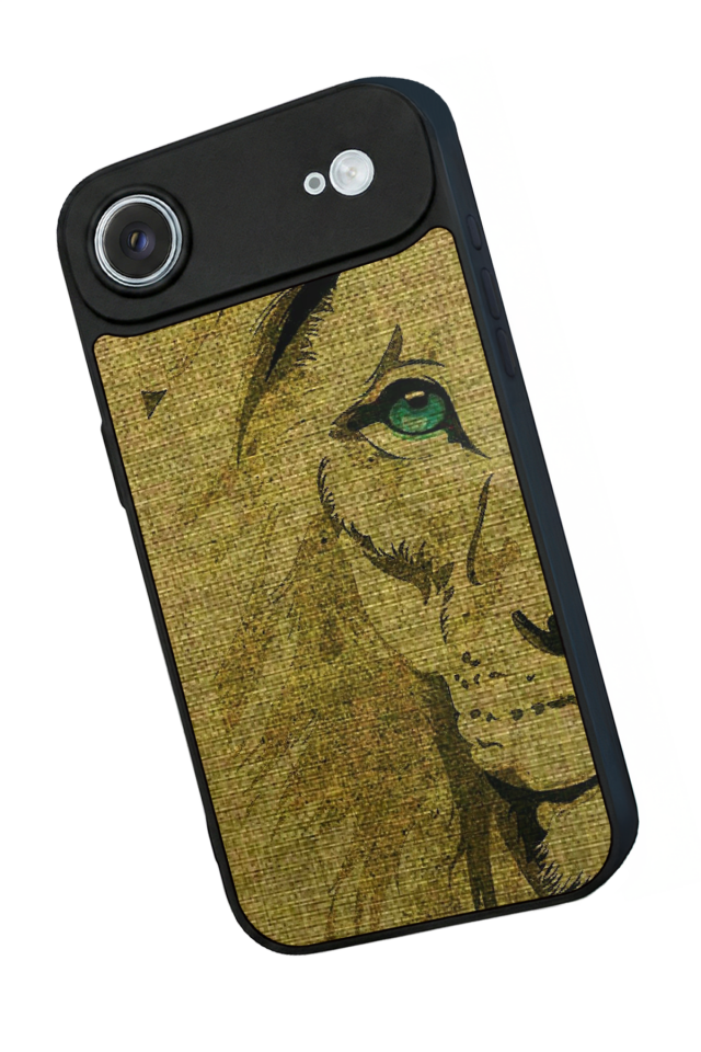 iPhone 17 Air Uyumlu Aslan Tasarımlı Glossy Premium Kılıf