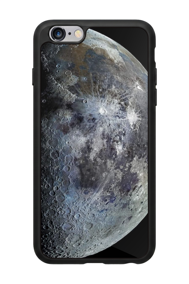 iPhone 6 Plus Uyumlu Ay Tasarımlı Glossy Premium Kılıf