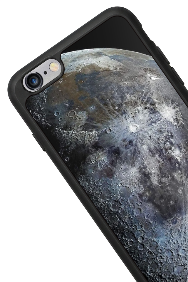iPhone 6 Plus Uyumlu Ay Tasarımlı Glossy Premium Kılıf