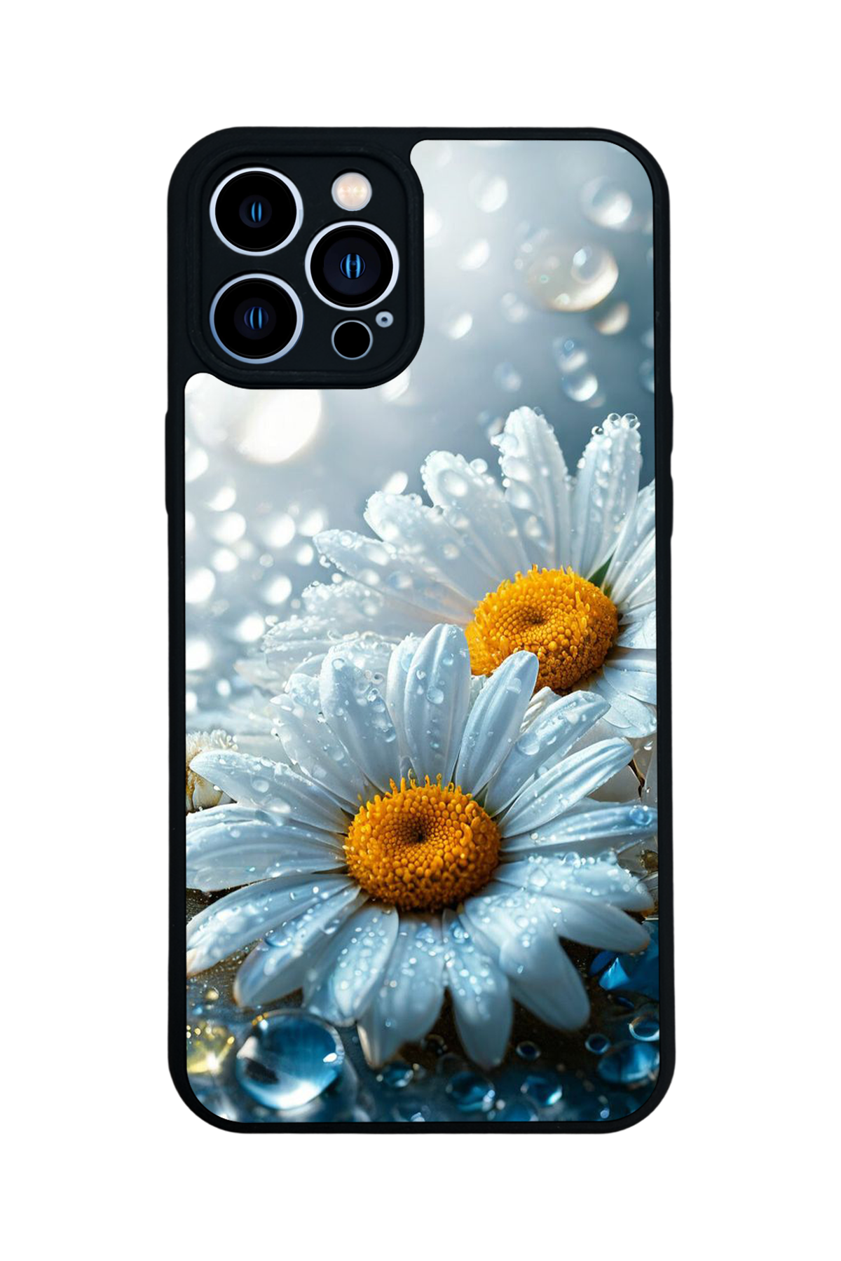 iPhone 13 Pro Max Uyumlu Cicek Tasarımlı Glossy Premium Kılıf