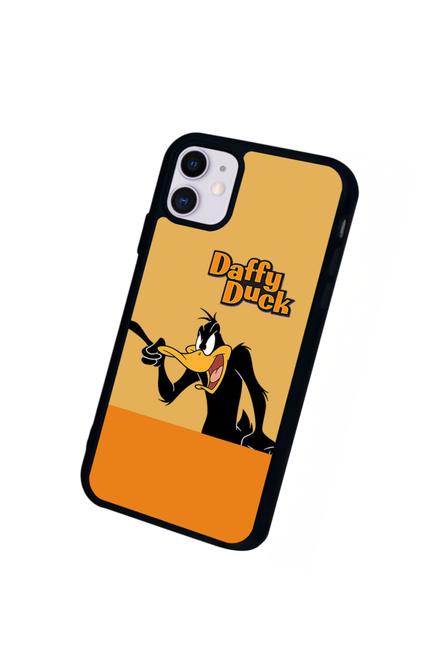 iPhone 11 Uyumlu Daffy duck Tasarımlı Glossy Premium Kılıf