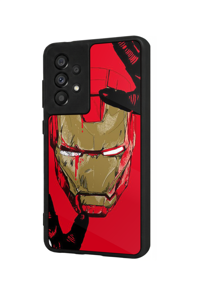 Samsung Galaxy A73 Uyumlu  Iron Man ( Demir Adam ) Tasarımlı Glossy Premium Kılıf