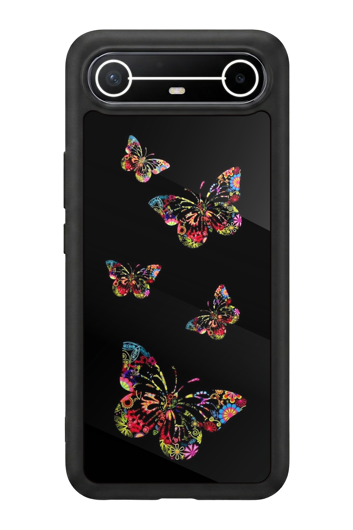 Tecno Spark Slim 5G Uyumlu Kelebek Tasarımlı Glossy Premium Kılıf